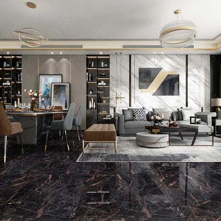 Low price black marquina belgium nero marquinia silky black  with white veins noir khenifra marble