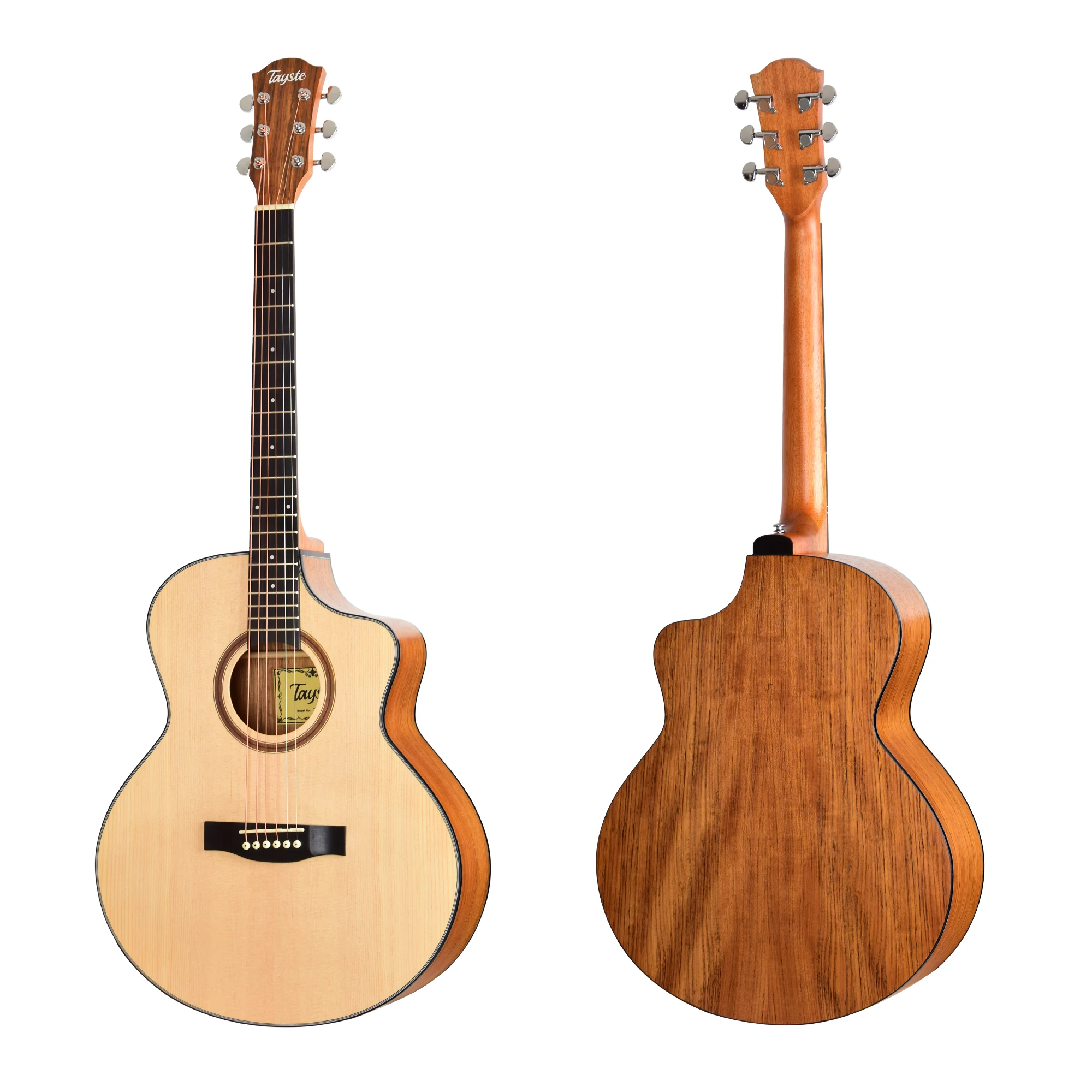 Wholesale China made high quality cheap price OEM 40 inch natural color spruce top acoustic guitar