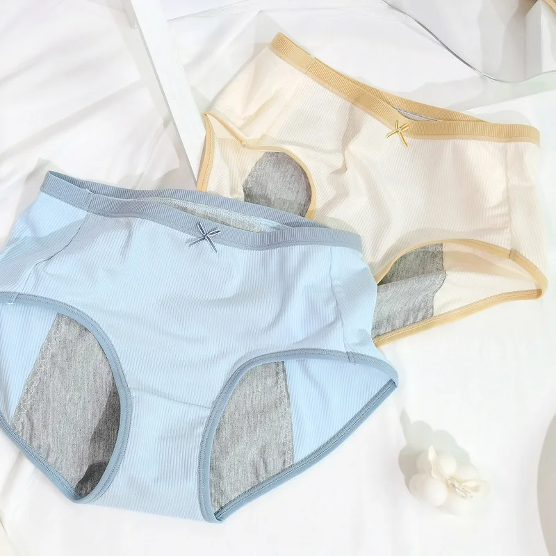 Wholesale Teenage Period Panties Breathable Cute Close-Fitting Underwear Period Panties For Girls