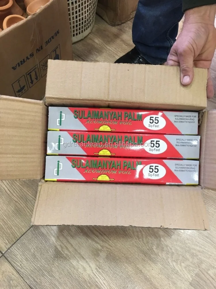 Factory direct sale Food grade 10 to 40mic  heat resistant aluminum foil rolls aluminum foil paper roll Foil Food Container