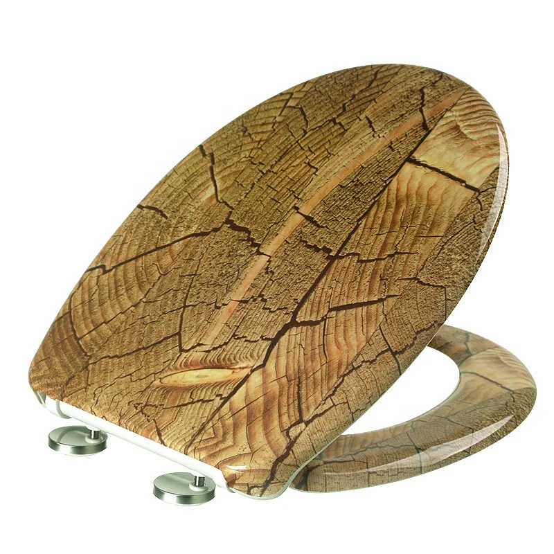 Factory supply good quality UF plastic slow down toilet seat lid for bathroom WC toilet seat