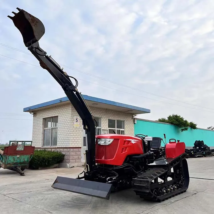 Factory Price Orchard Trenching Fertilizing Machine Crawler 4 -Wheel Drive Rotary Tiller With Rotary Tiller Spare Parts