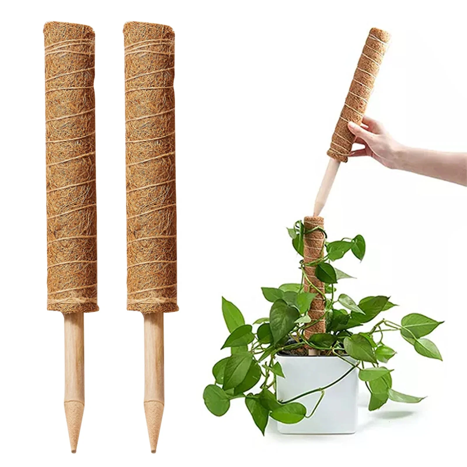Plant Climbing Coir Coconut Palm Stick Garden Supplies Moss Coco Pole