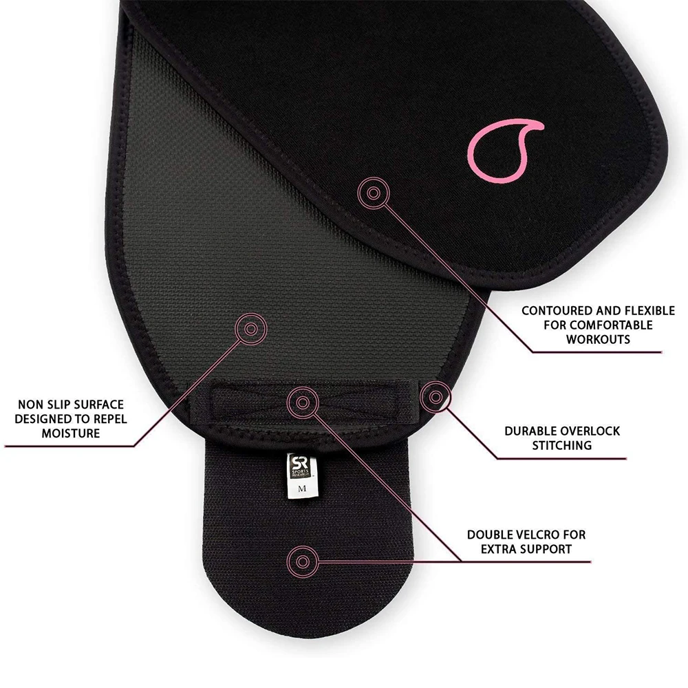 Low MOQ Custom Logo Fitness Sauna Sweat Belt Neoprene Waist Trimmer Neoprene Waist Trainer Slimming Belt