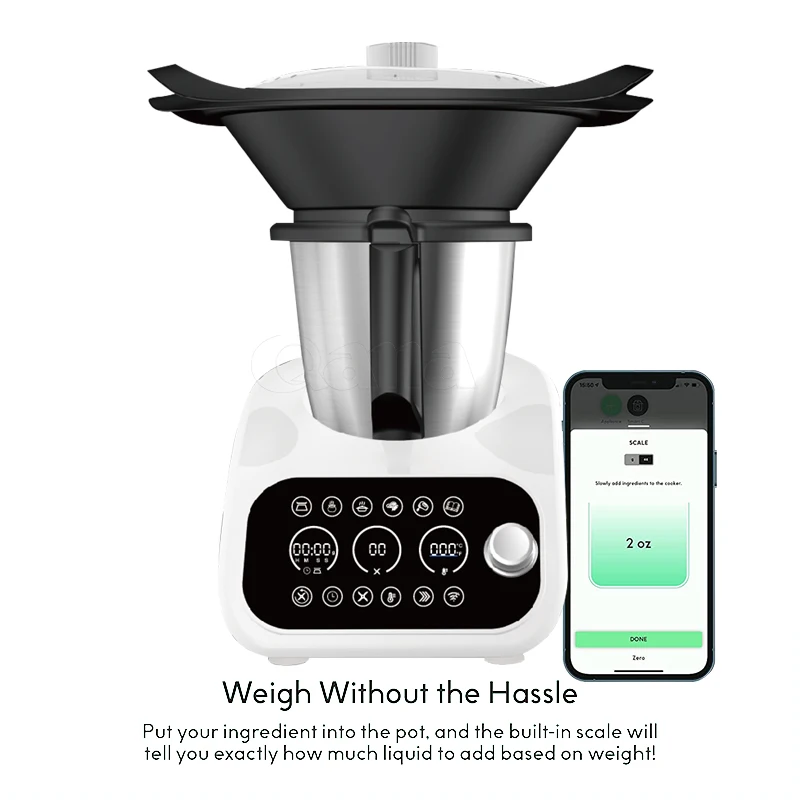 QANA завод оптовая продажа OEM thermomix кухонные приборы электрический пищевой измельчитель кухонный робот комбайн для детского питания