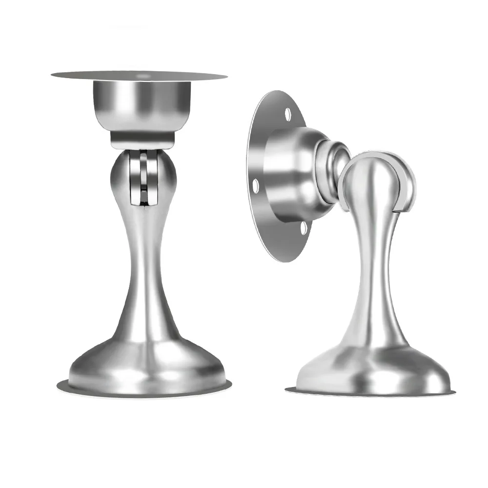 2024 Stainless steel 201 Latch bracket Magnetic door stopper for more robust wall and floor mounting Doorstop function
