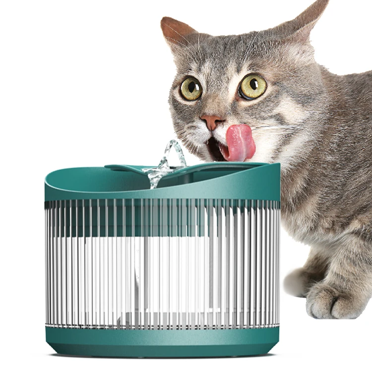 Pet Supplies Products Portable Intelligent Automatic Stainless Steel Carbon Filters Cat Dog Pet Water Fountain