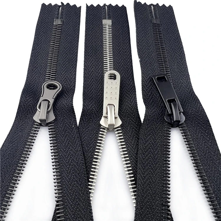 The Most Popular Suitable For Short Skirt Zipper Bag With Zipper No. 5 Metal Fine Teeth Closed Tail Metal Zipper