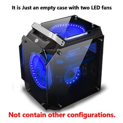 King Kong блок питания ATX компьютерный корпус с вентиляторами LED ручка mикро ATX горизонтальная PC чехол