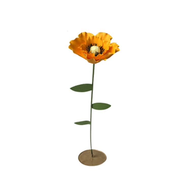 
long stem flower arrangement paper flowers bouquet decorative flowers artificial 