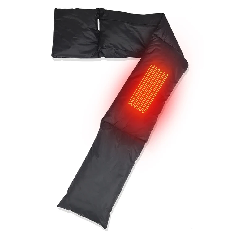 2021 New fashion winter foldable graphene heating microwave seed scarf for woman