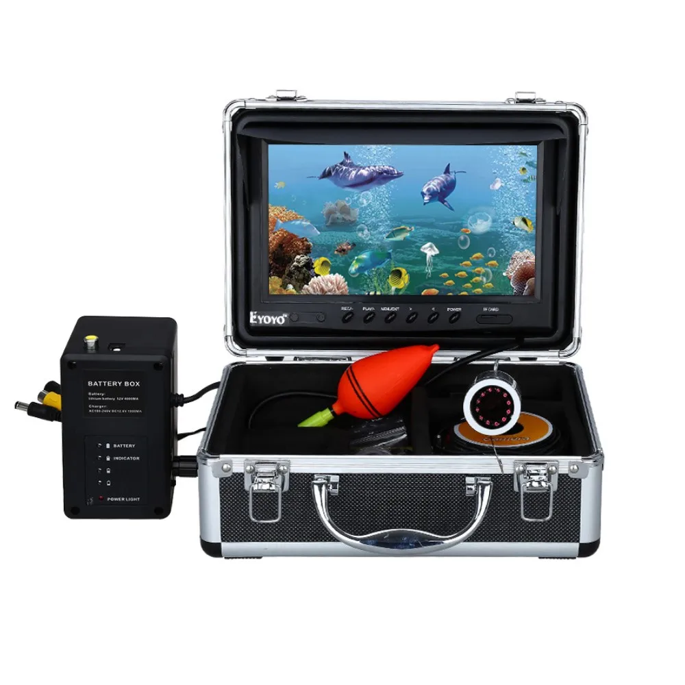 Underwater Fishing Video Camera fish finder with transducer lucky fish finder LED sonar sensor bait boat with fish finder gps