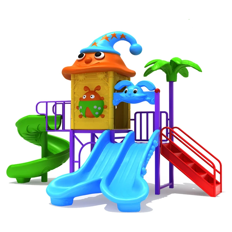 Cheap Children Outdoor Plastic Slide Playground Set Kid Plastic plastic outdoor playground tube slide for sale