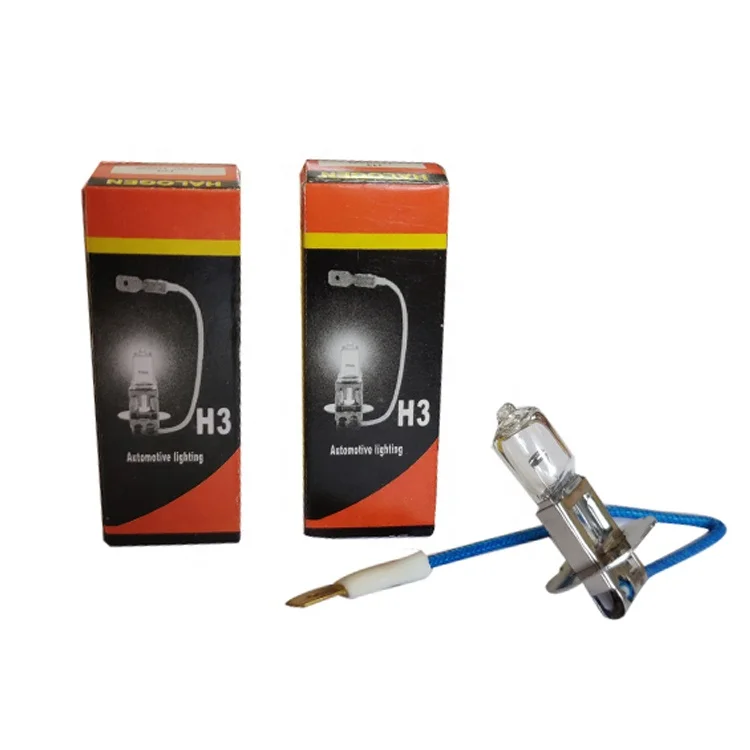 New H3 Car Headlights 70w 24v Ultra White Halogen Bulb