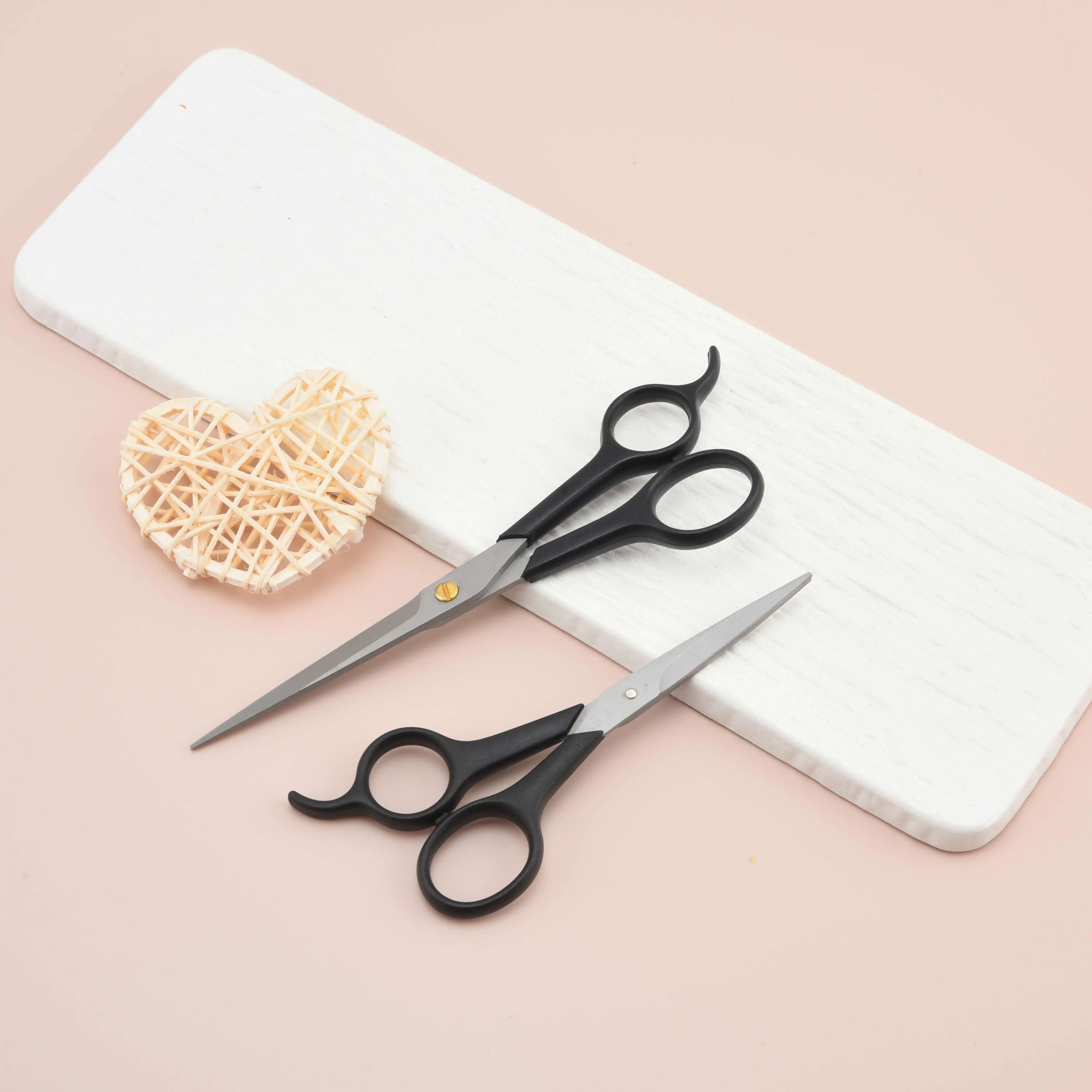 High Quality Stainless Steel Home Salon Haircut Barber Scissors With Abs Handle