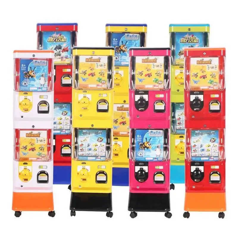 Hot Sale Coin Operated Egg Twister Toy Card Mini Capsule Gashapon Vending Machine Candy Gift Egg Twister Vending Machine