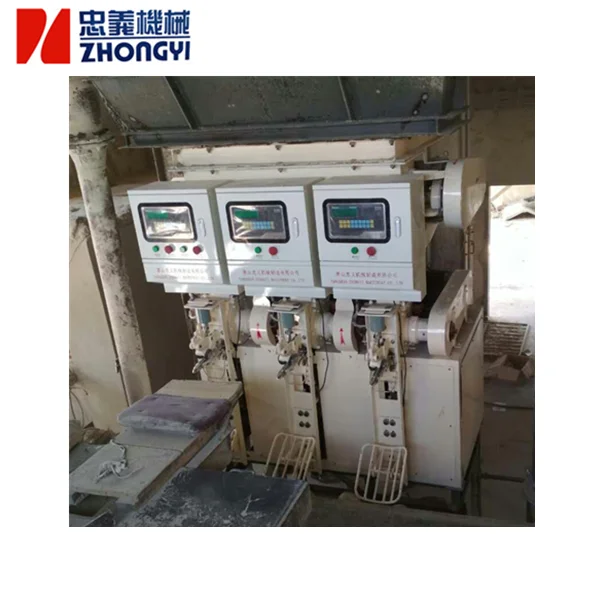 Automatic fixed type 45t/h 3 head 50kg cement bag loader