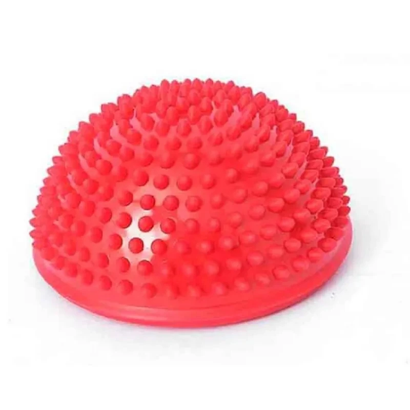 ONESTAR SPORTS New Design Training Half Round Yoga Balance Ball Pod Pvc Spiky Massage Half Ball