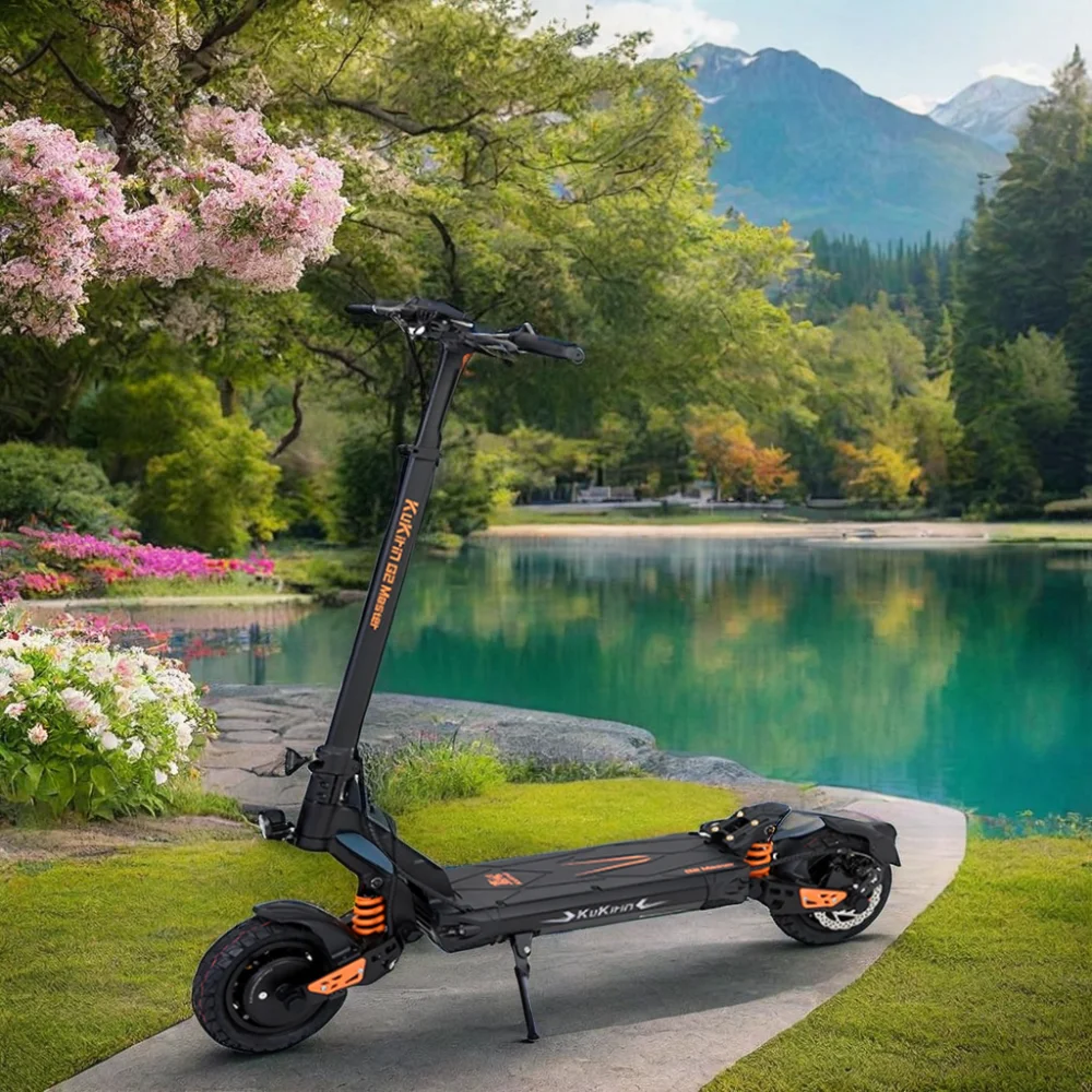 2023 New Design Unisex Electric Scooter 1000W *2 52V 20.8Ah Citycoco EU Warehouse KuKirin G2 Master Smart Bluetooth Type Sale