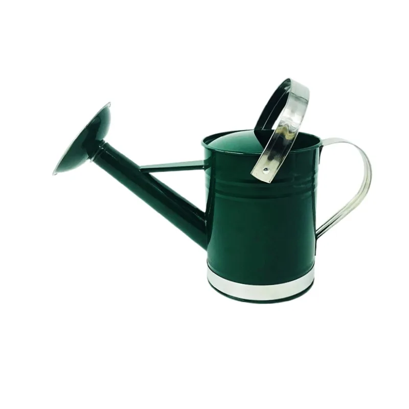 Manufacture Wholesale 1.8 5 6 L 2 gallon Long Spout Garden Water Cans Metal Watering Can For Outdoor  agricultural Plants