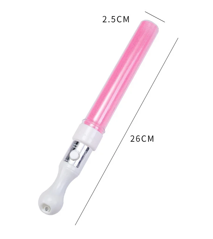 LED light stick glowing short stick flashing hand stick concert cheer aid props logo customization