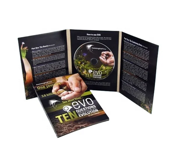 6-pannel Digipak DVD replication pre-recorded DVD5 DVD9