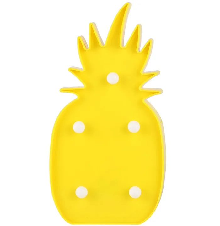 
2020 Environmental dual emitting colors Pineapple shape LED Neon Light for Christmas or Festival indoor decorative lights 