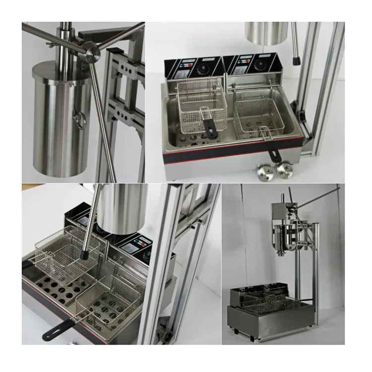 5L Capacity Automatic Hot Sale Hollow Churros Make Machine snack food machine