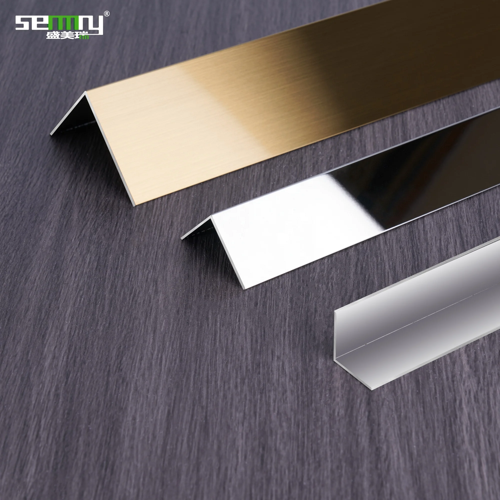Tile Accessories Stainless Steel Tile Trim For Wall Floor Furniture Decoration  Ceramic Tile Profiles
