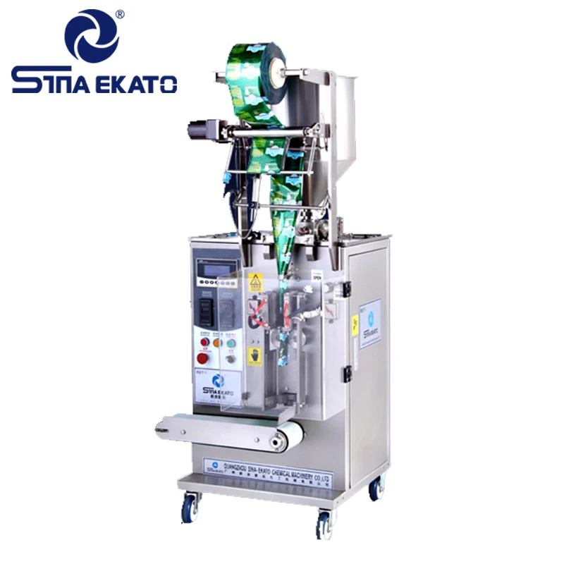 China manufacturer automatic cream liquid powder sachet water oil packing and filling and packaging machine