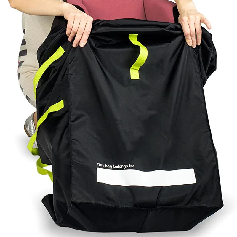 Heavy Duty Foldable Durable Car Seat Backpack Travel Baby Gate Check Bag Car Seat Travel Bag