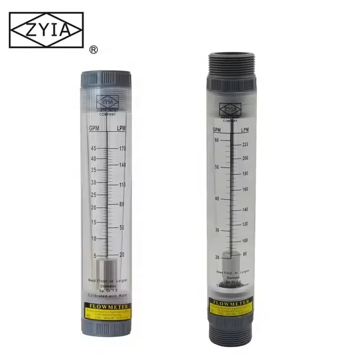 Factory direct sale LZM series 5GPM acrylic acid small pipeline liquid rotor float type flow meter