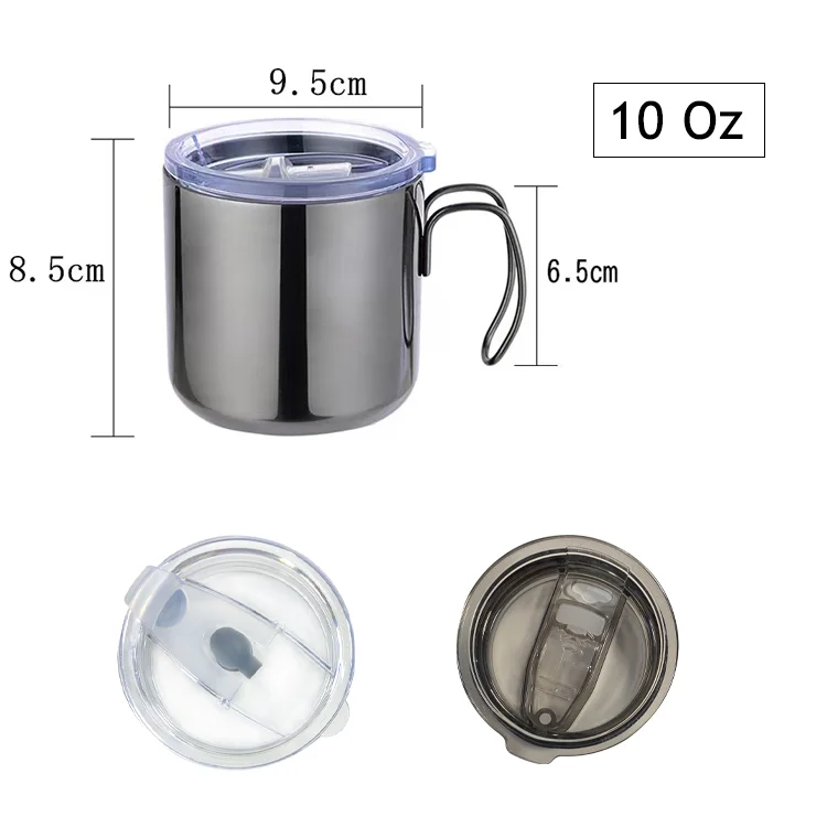 Заводская винная кружка набор из нержавеющей стали Изолированная бутылка для напитков 10 унций кофе