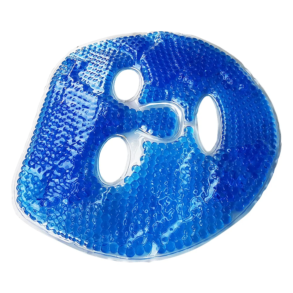 Cold Face Eye Mask Ice Pack Reduce Face Puff Dark Circles Gel Beads Hot Heat Cold Compress Pack