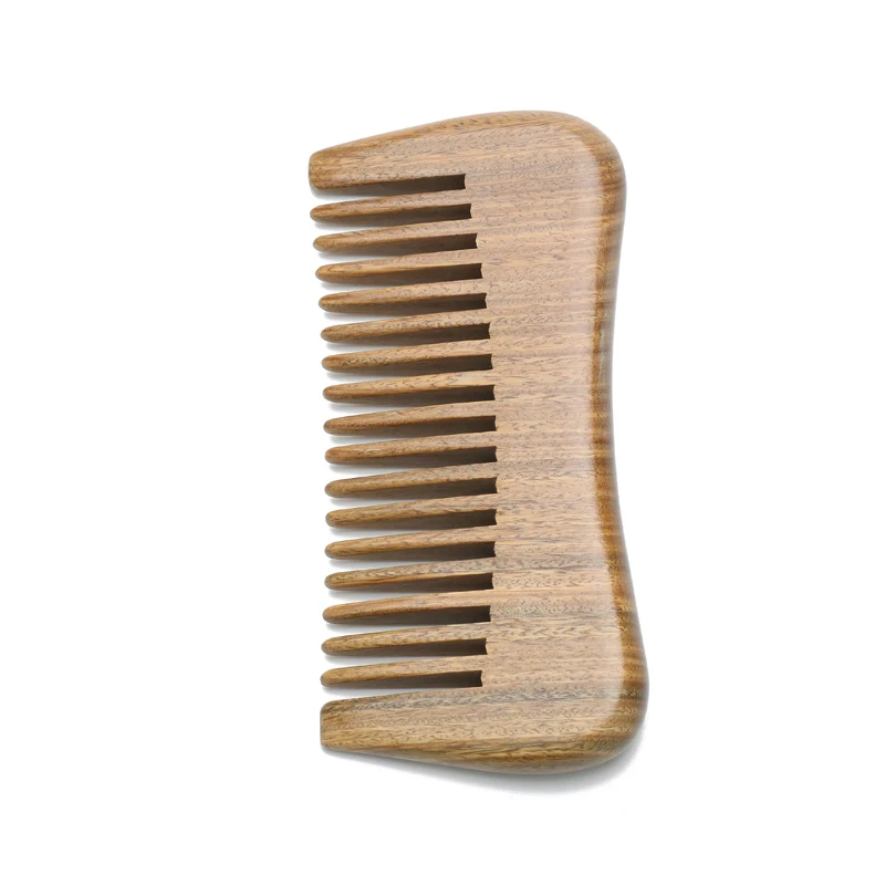High Quality Handmade Personalized Bamboo Wood Beard Comb Bulk Natural Wooden Comb