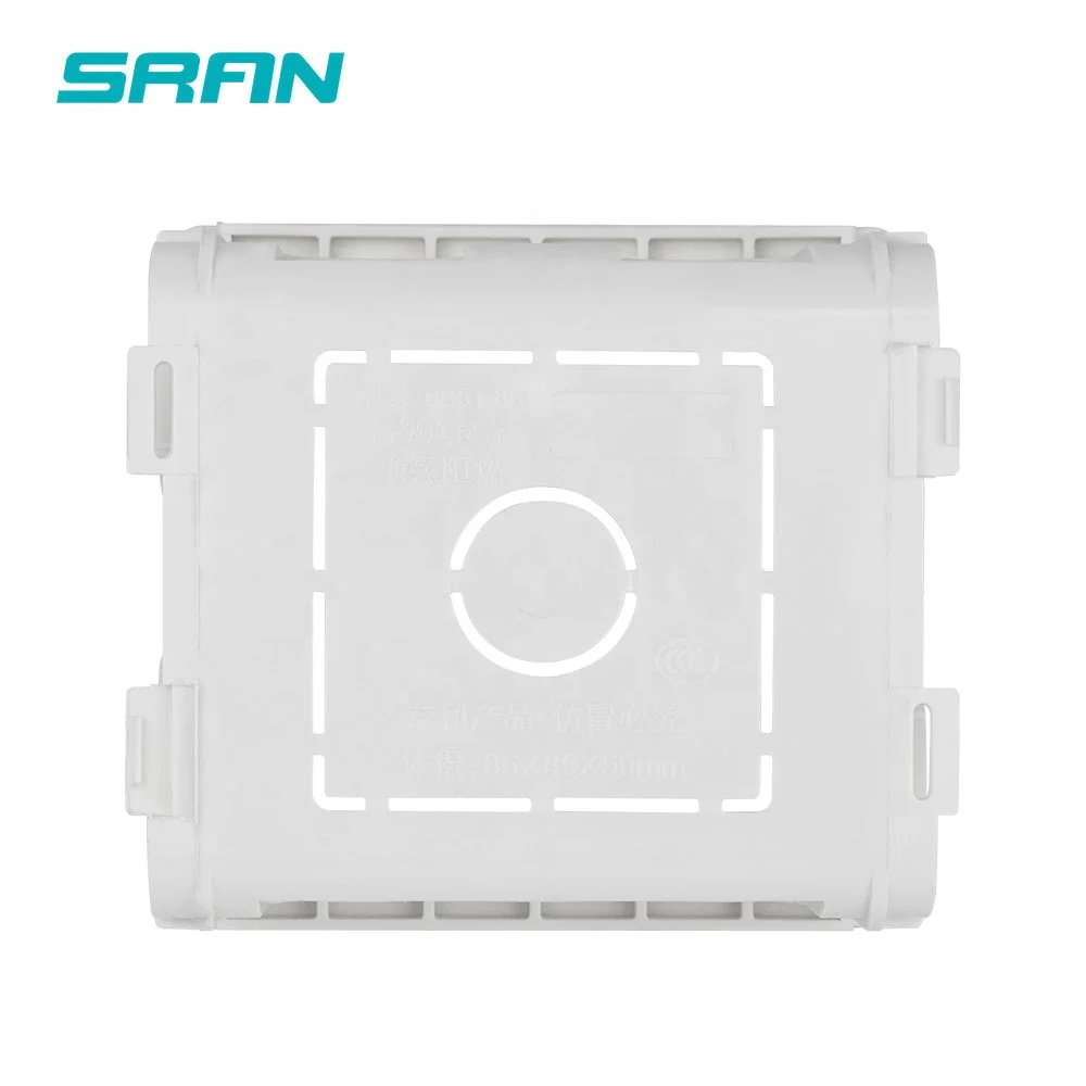 Прямая поставка с фабрики, высокое качество, 86*86, внутренняя кассета, регулируемая настенная электрическая Монтажная коробка для 1 Gang 86 Тип переключателя и розетки