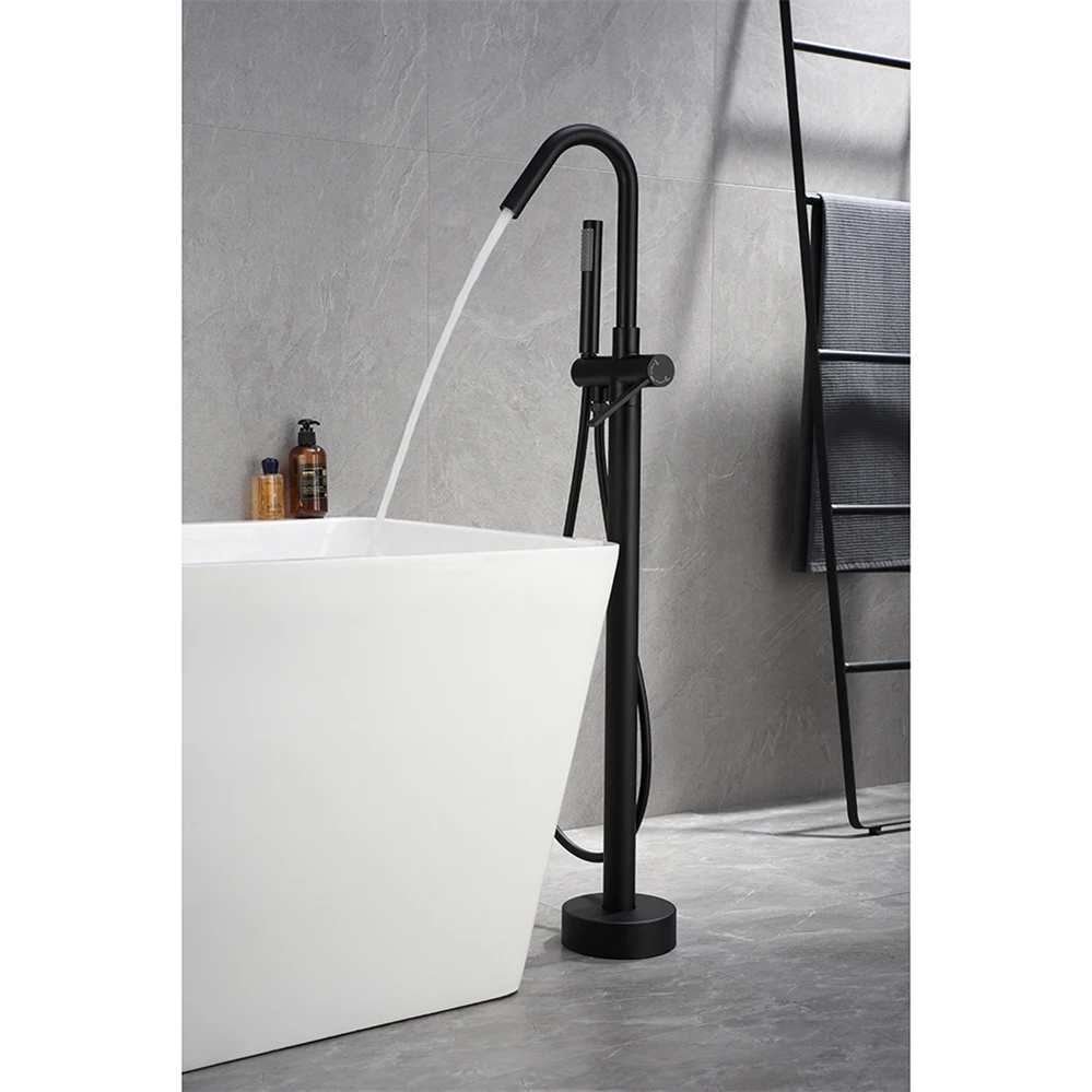 Kaiping Manufacturer UPC Tubfiller Bathroom Floor Shower Free Standing Bathtub Bath Faucets