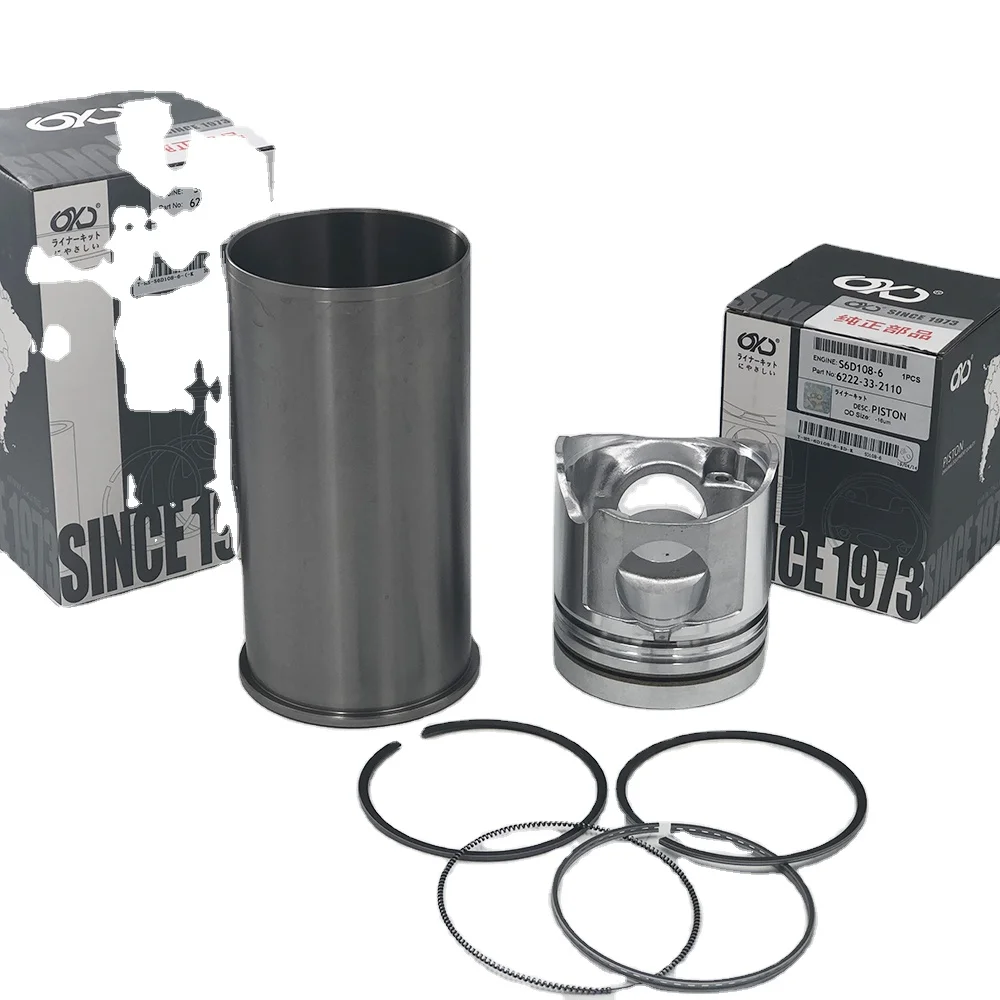 S6D108 Overhaul Kit With Bearings Piston Rings Engine Valve Full Gasket Set Liner Kit For Wheel Loader Diesel Engine