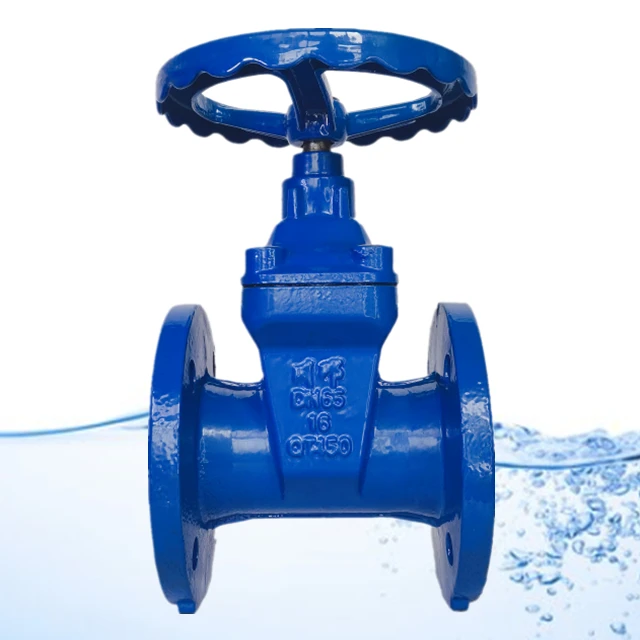 The chuanqiong brand gate with flange connection is of high quality and the valve body and stem are part of the valve