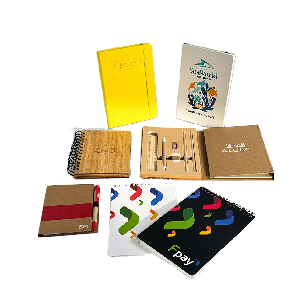 Customized Colorful Notebooks Promotional Custom Logo High Quality Custom notepad