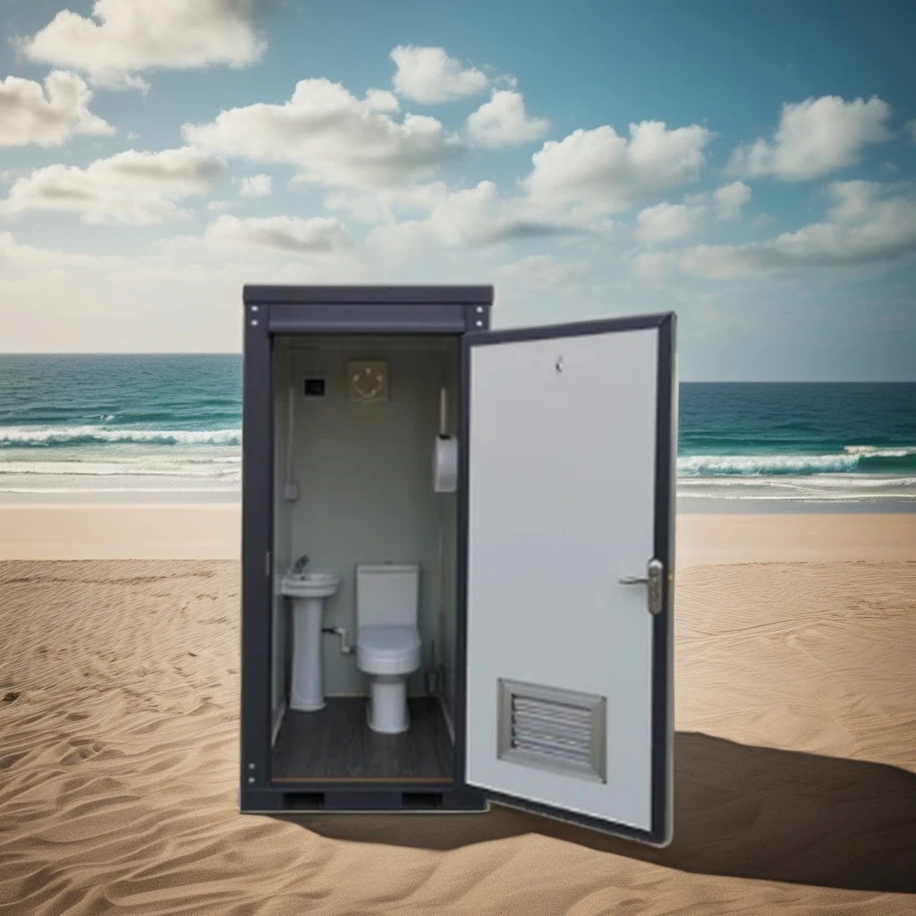 Public portable outdoor toilet cubicle for sale