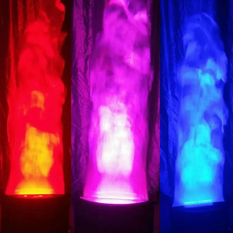 Guangzhou 1.8m height silk colorful RGB led artificial fire flame, silk flame effect light