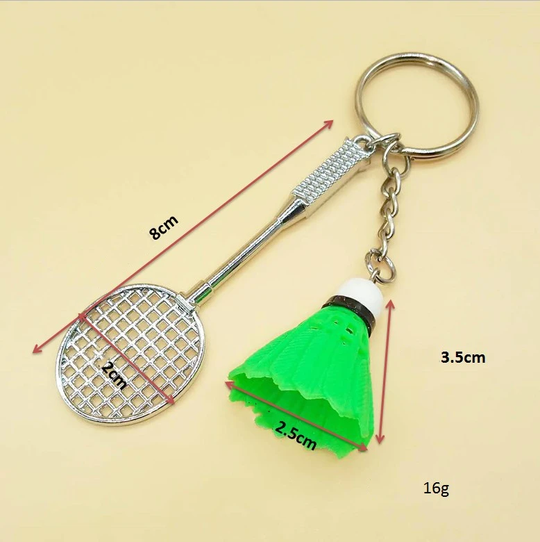Creative New Korean Decorative Key Chain Badminton Souvenir Promotion Keychain