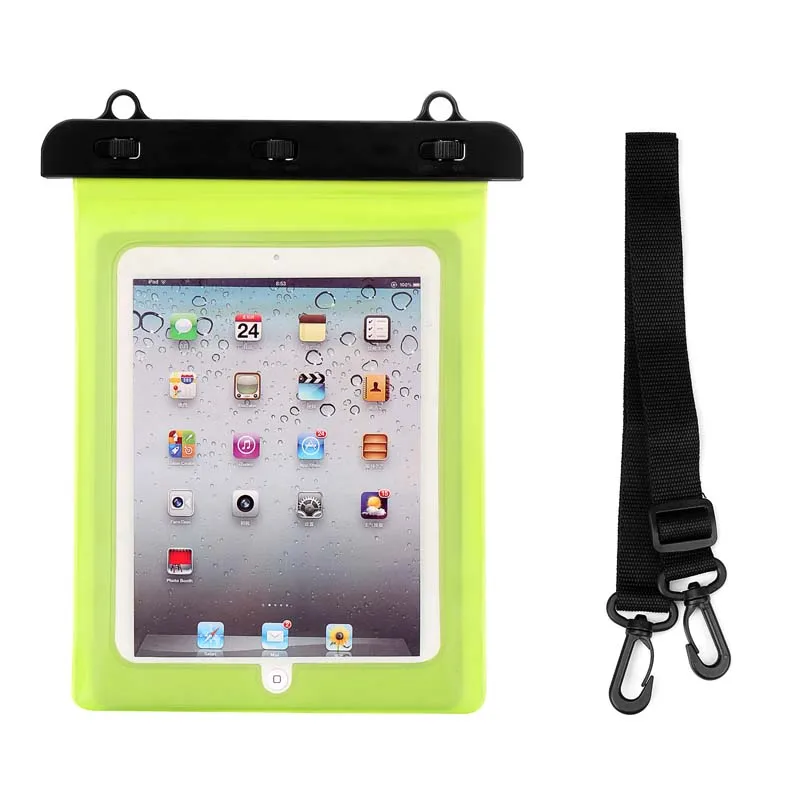 Universal Ipad waterproof Case Carrying Bag Pouch for Tablet Dust proof Snow proof  Cases for iPad Mini Galaxy 9.7INCH