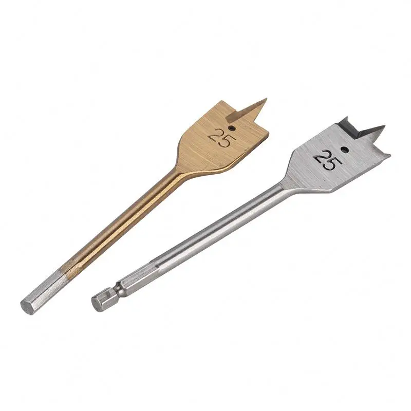 HKTools метрический размер Высокоуглеродистая Сталь набор Плоских сверл для мягкой и твердой древесины гипсокартон