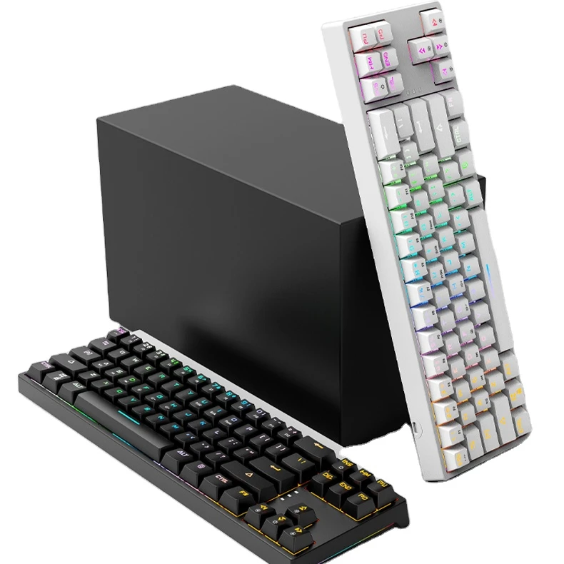 Patriotism 71 keys mechanical keyboard can accept logo and color box custom mechanical gaming keyboards