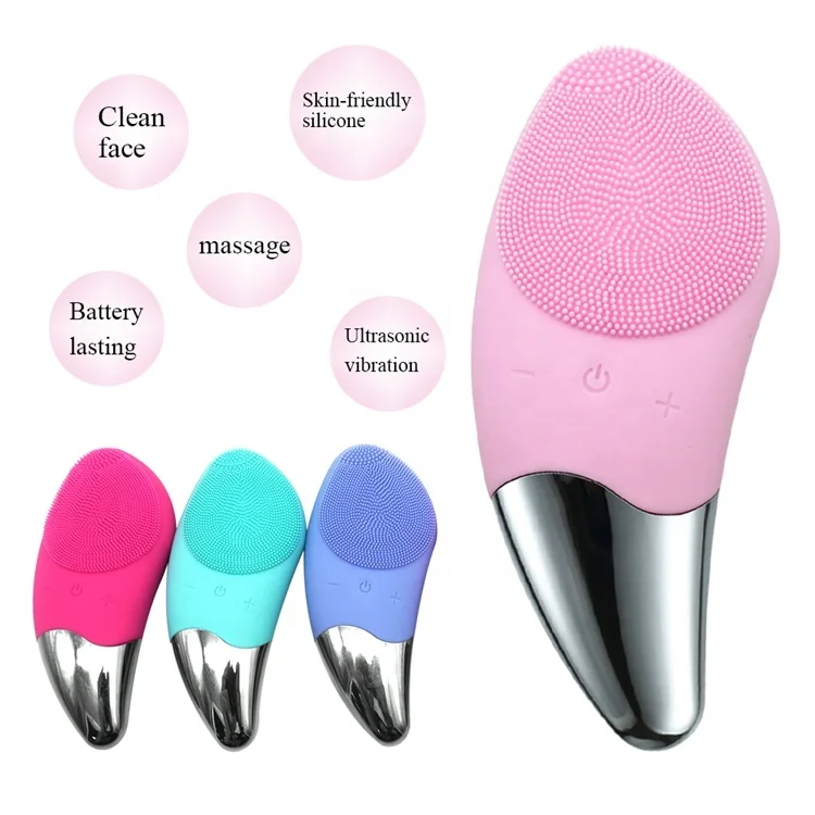  Высококачественная щетка для лица Sonic Silicone Очищающая глубокой