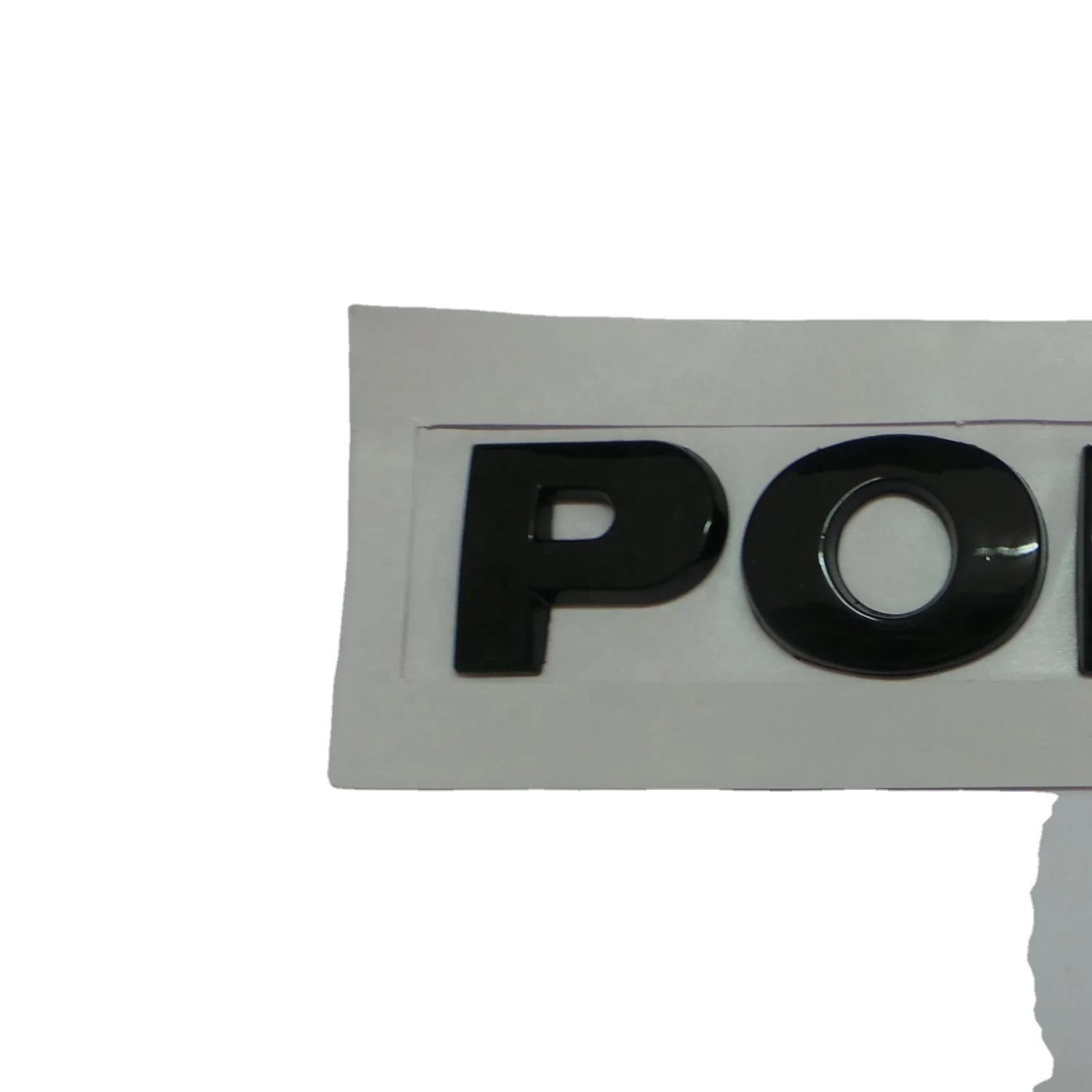 Black ABS Plastic Custom Logo Auto Accessories Car Letter Badge Emblem