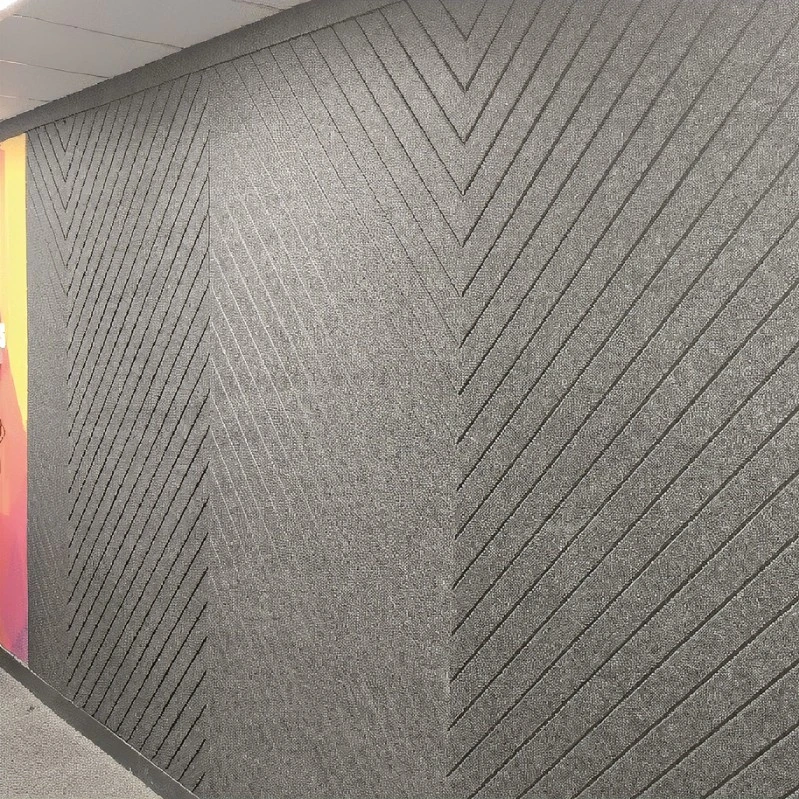 3-50mm Thick Non-woven Sound Proofing Wall Mats Noise Reduction Material Needle Punch Noise Reduction Polyester Felt White