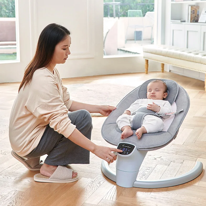 Electric automatic baby rocking chair foldable baby bouncer unique baby swing